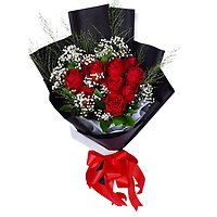 One Dozen Roses Bouquet